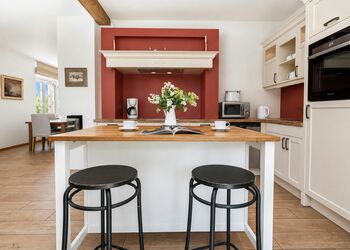 Photo: PapadoXX-Fotografie Dirk Poxdoerfer – Terrassenblick holiday flat kitchen