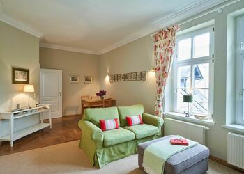 Wohnzimmer Ferienwohnung Turmwohnung 2