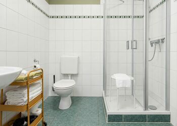 Photo: PapadoXX-Fotografie Dirk Poxdoerfer – Fuchsbau holiday flat modern bathroom
