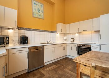 Foto: PapadoXX-Fotografie Dirk Poxdoerfer - Ferienwohnung Herrenhauswohnung Küche