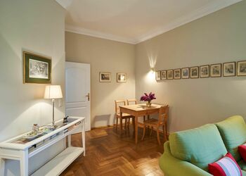 Wohnzimmer Ferienwohnung Turmwohnung 2