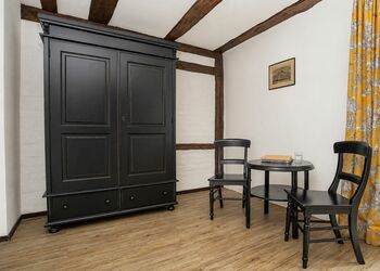 Foto: PapadoXX-Fotografie Dirk Poxdoerfer - Ferienwohnung Storchennest Schlafzimmer