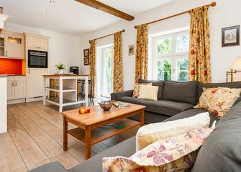 Photo: PapadoXX-Fotografie Dirk Poxdoerfer – Terrassenblick holiday flat country house living room