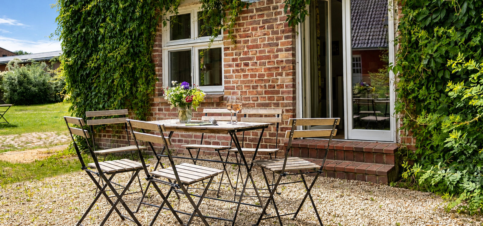 Photo: PapadoXX-Fotografie Dirk Poxdoerfer – Terrassenblick holiday flat Feriengut Dalwitz